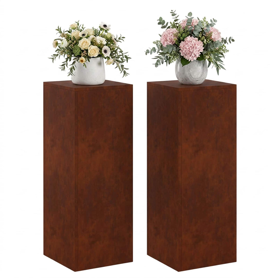 Planteholder 2 pcs Rusten 30 x 30 x 80 cm Cortenstål