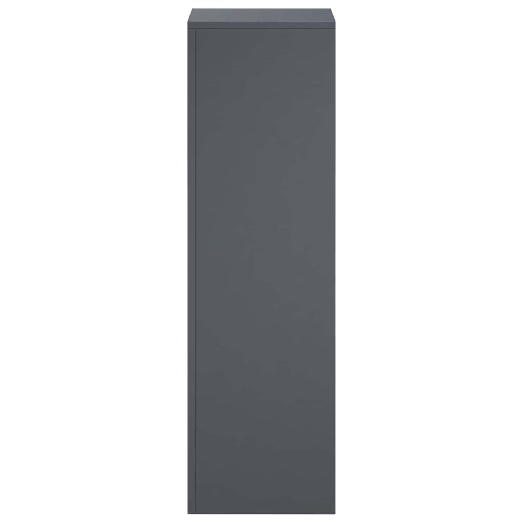 Planteholder Antracit 30 x 30 x 100 cm Rustfrit stål