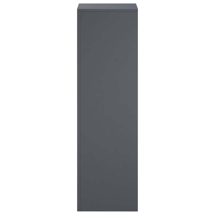 Planteholder 2 pcs Antracit 30 x 30 x 100 cm Galvaniseret stål