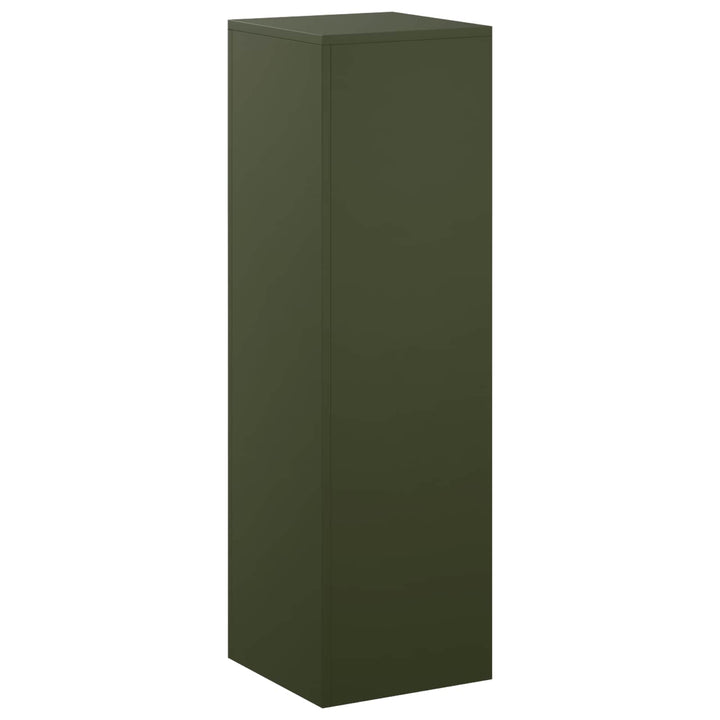 Planteholder Olivengrøn 30 x 30 x 100 cm Cortenstål