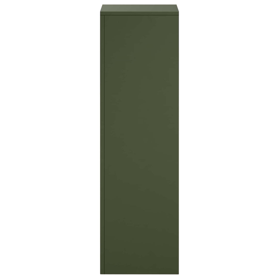 Planteholder Olivengrøn 30 x 30 x 100 cm Cortenstål