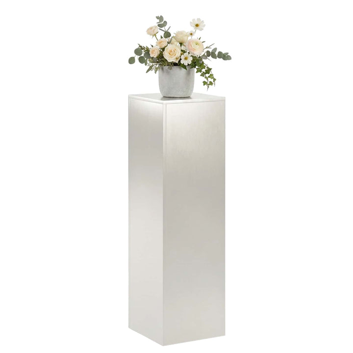 Planteholder Sølv 30 x 30 x 100 cm Stål
