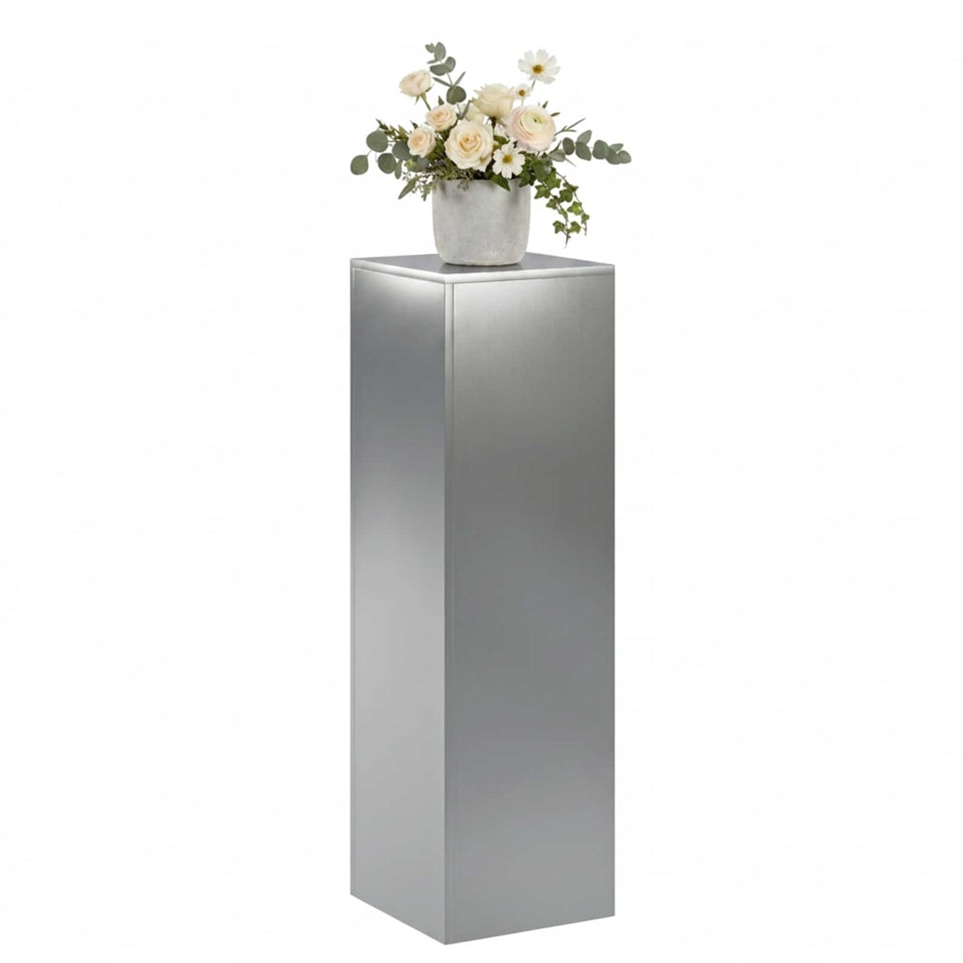 Planteholder Sølv 30 x 30 x 100 cm Stål