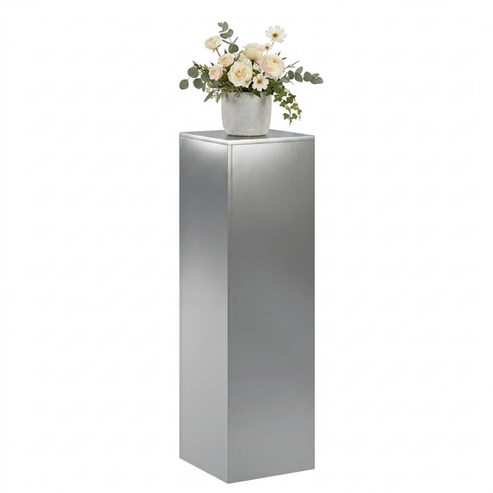 Planteholder Sølv 30 x 30 x 100 cm Stål