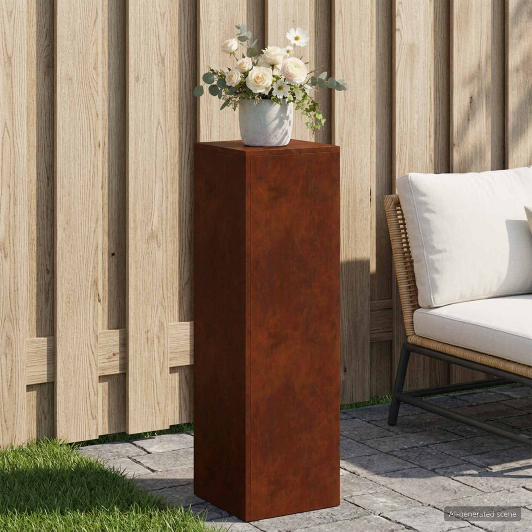 Planteholder Rusten 30 x 30 x 100 cm Cortenstål