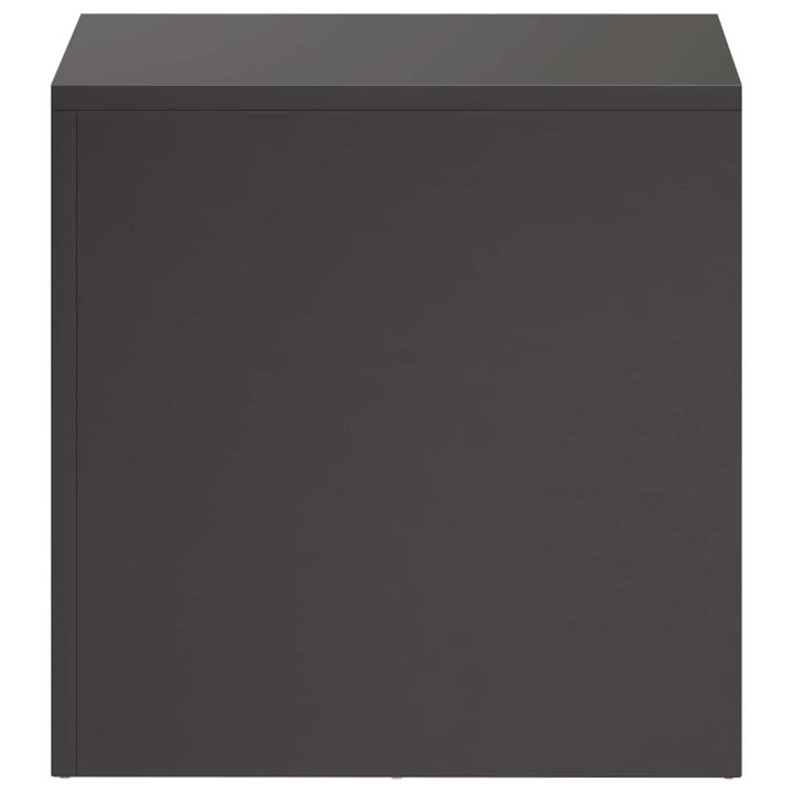 Planteholder 2 pcs Sort 40 x 40 x 40 cm Stål