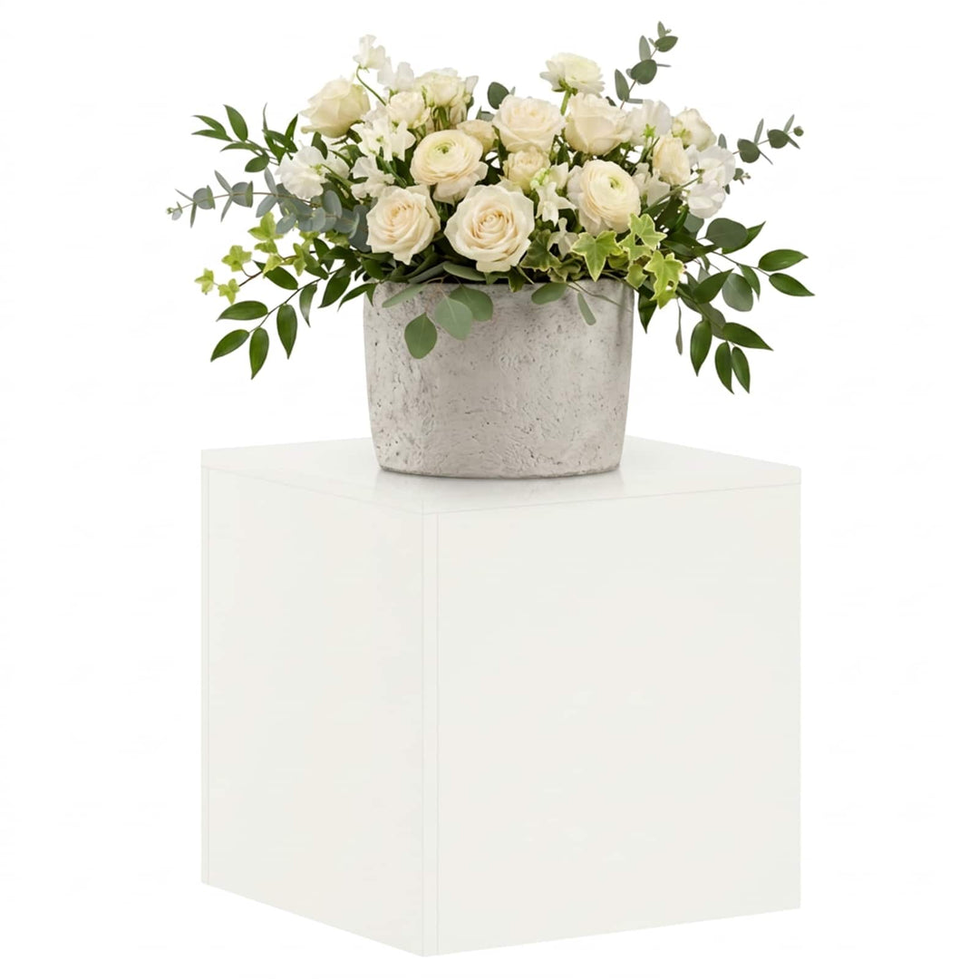 Planteholder Hvid 40 x 40 x 40 cm Stål