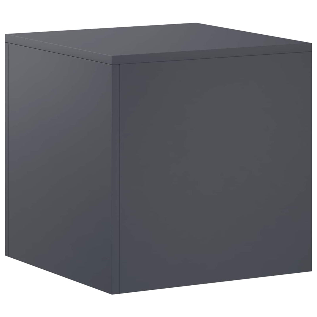 Planteholder Antracit 40 x 40 x 40 cm Rustfrit stål