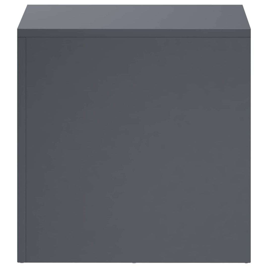 Planteholder Antracit 40 x 40 x 40 cm Rustfrit stål