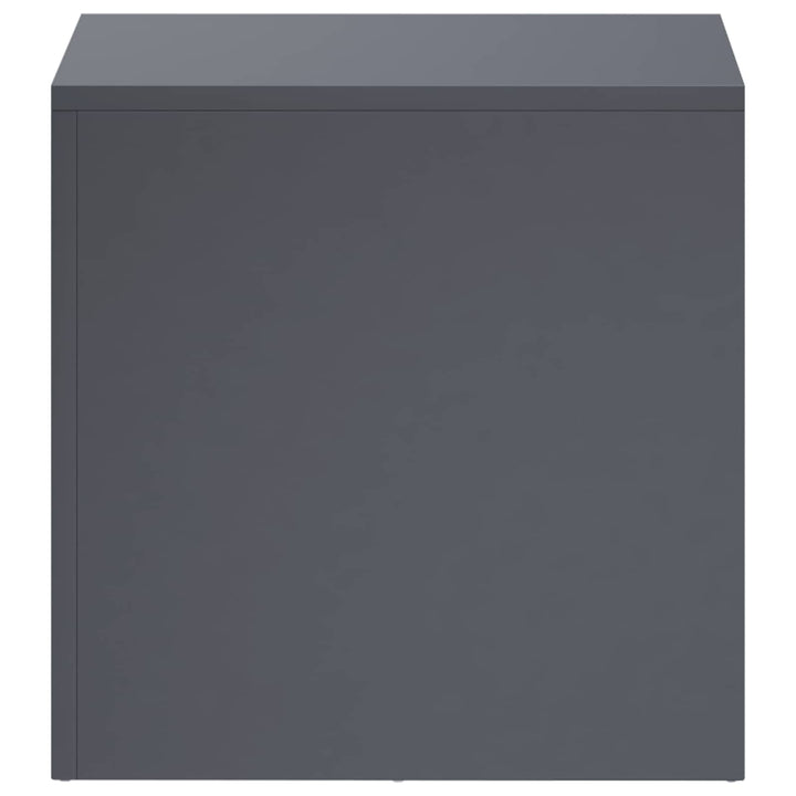 Planteholder Antracit 40 x 40 x 40 cm Rustfrit stål