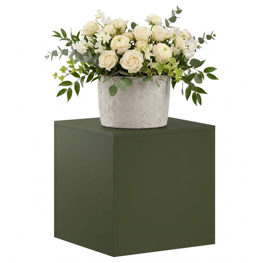 Planteholder Olivengrøn 40 x 40 x 40 cm Cortenstål