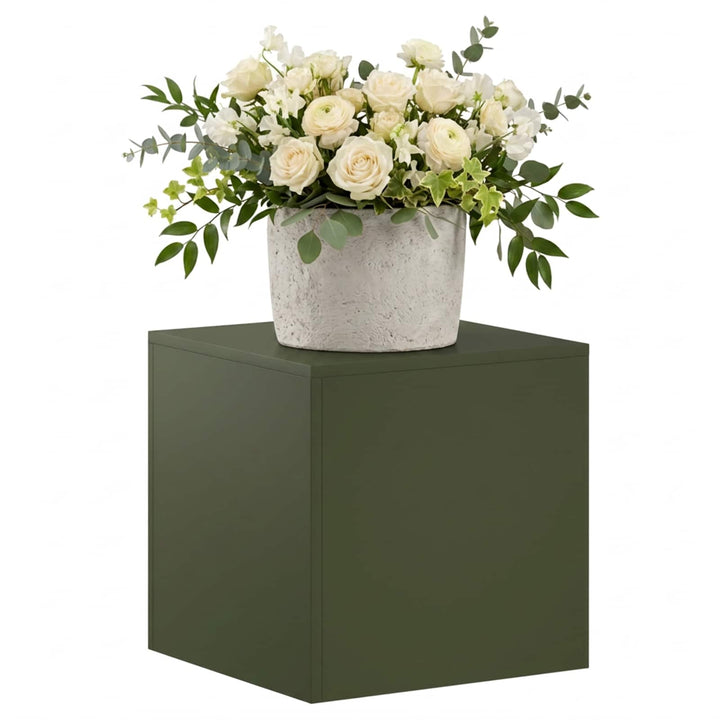 Planteholder Olivengrøn 40 x 40 x 40 cm Cortenstål