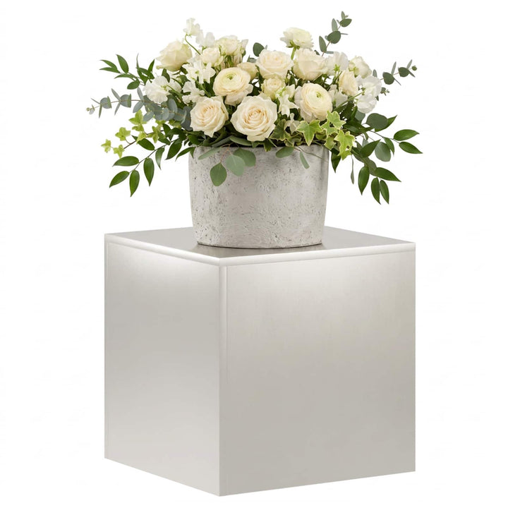 Planteholder Sølv 40 x 40 x 40 cm Stål