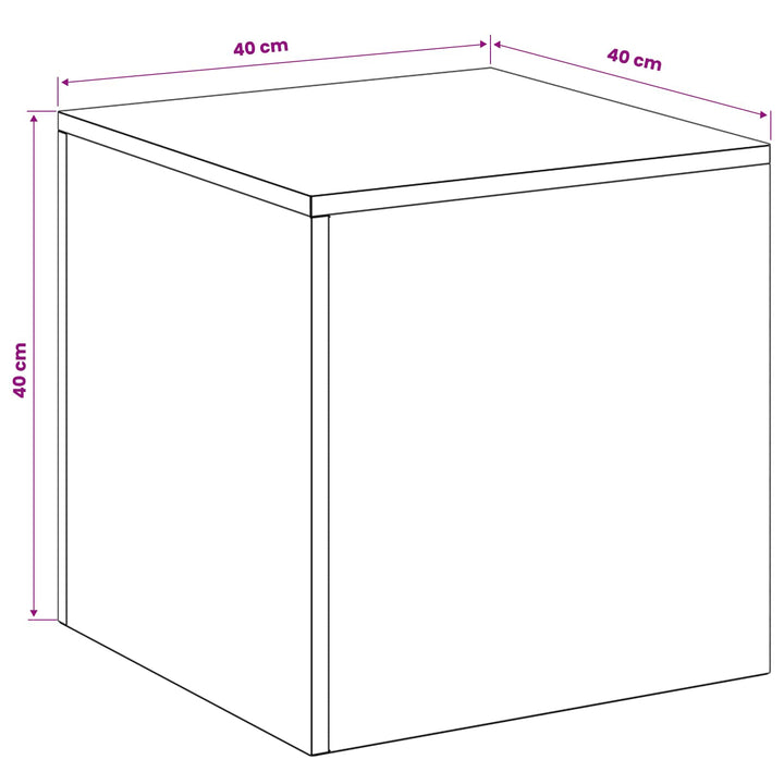Planteholder Sølv 40 x 40 x 40 cm Stål