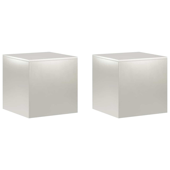 Planteholder 2 pcs Sølv 40 x 40 x 40 cm Stål