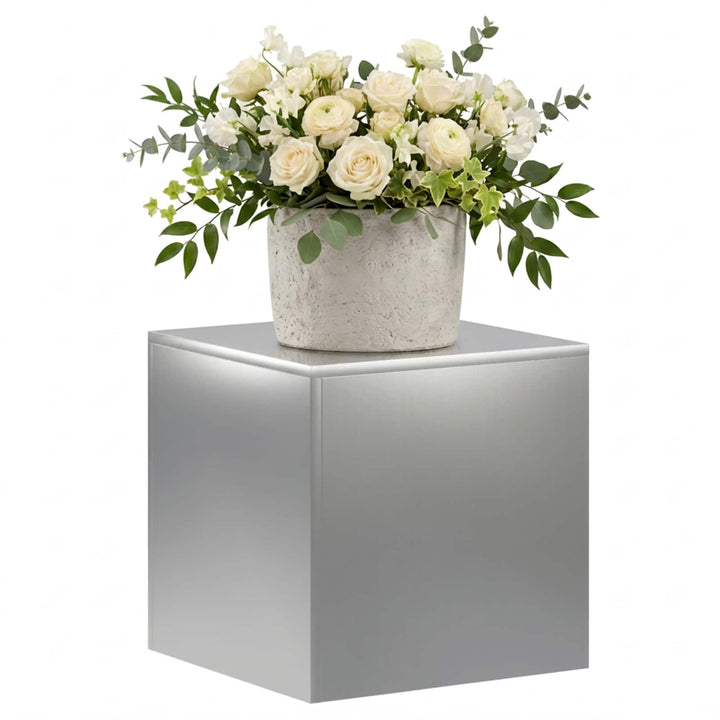 Planteholder Sølv 40 x 40 x 40 cm Stål