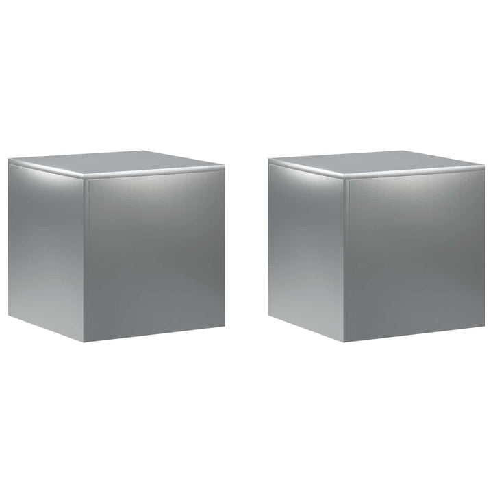 Planteholder 2 pcs Sølv 40 x 40 x 40 cm Rustfrit stål