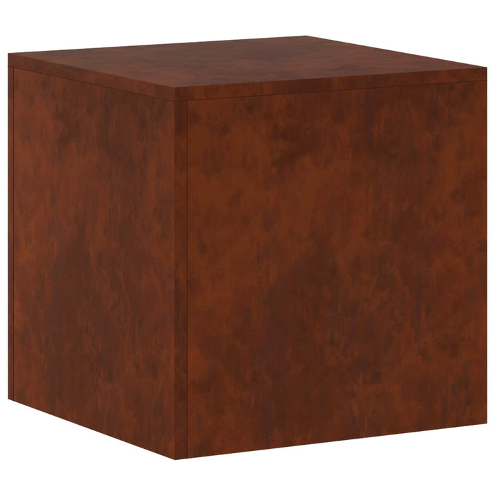 Planteholder Rusten 40 x 40 x 40 cm Cortenstål