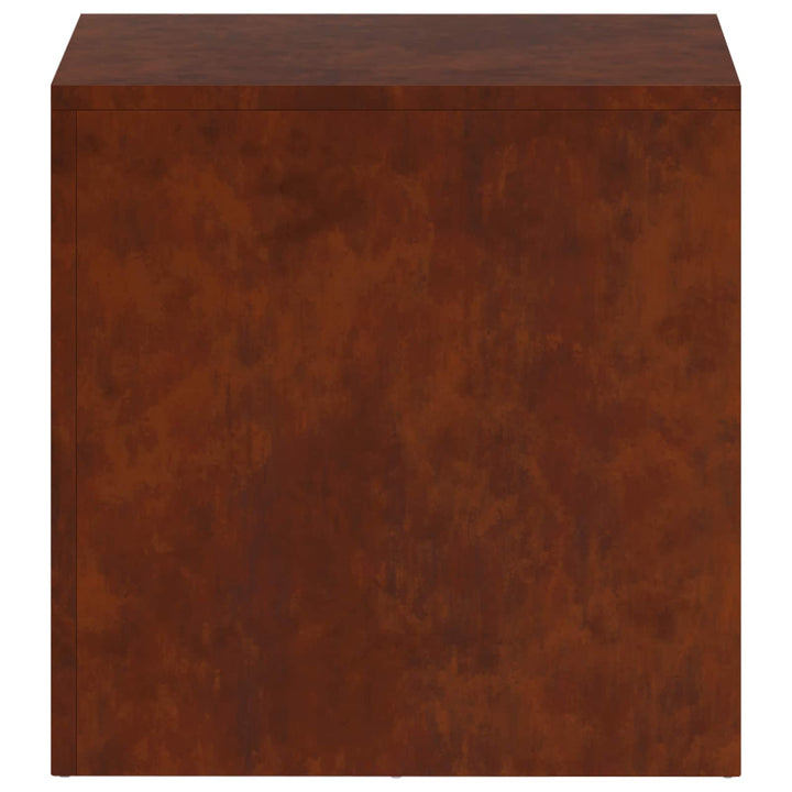 Planteholder 2 pcs Rusten 40 x 40 x 40 cm Cortenstål