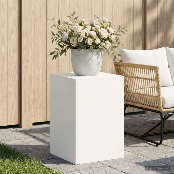 Planteholder Hvid 40 x 40 x 60 cm Stål