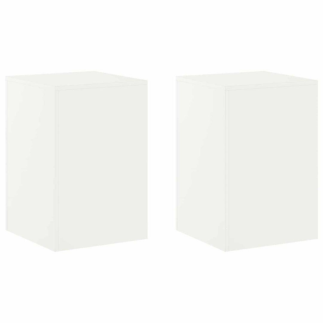 Planteholder 2 pcs Hvid 40 x 40 x 60 cm Stål