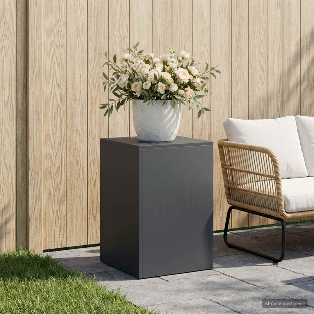 Planteholder Antracit 40 x 40 x 60 cm Rustfrit stål
