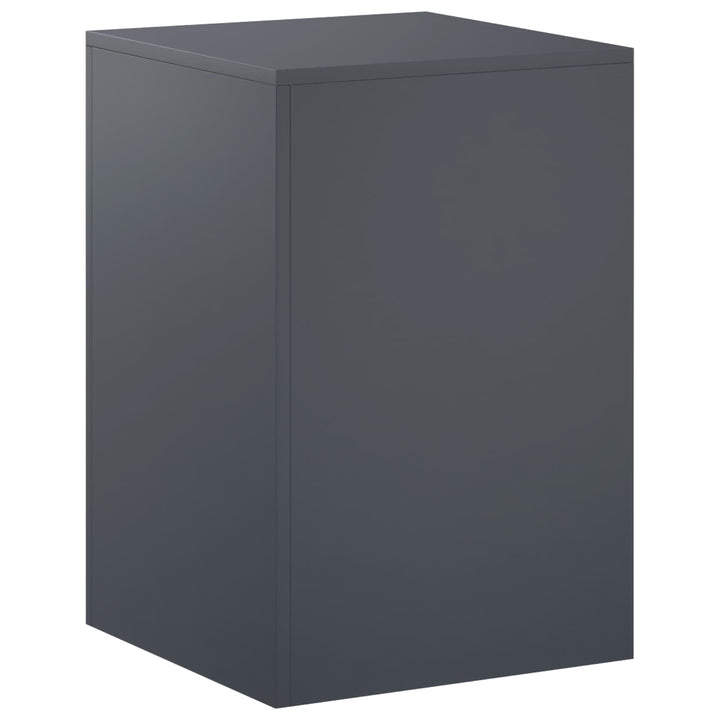Planteholder Antracit 40 x 40 x 60 cm Rustfrit stål