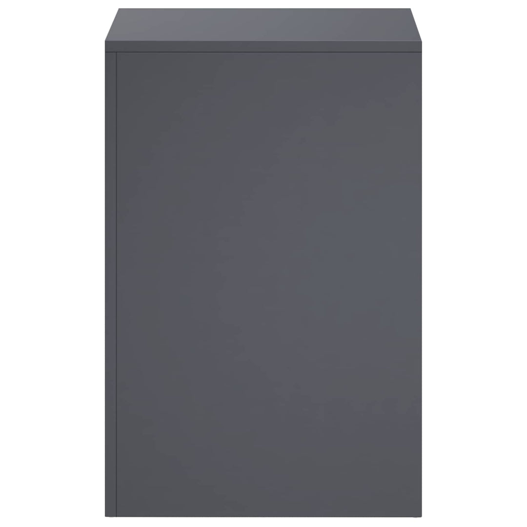 Planteholder 2 pcs Antracit 40 x 40 x 60 cm Galvaniseret stål