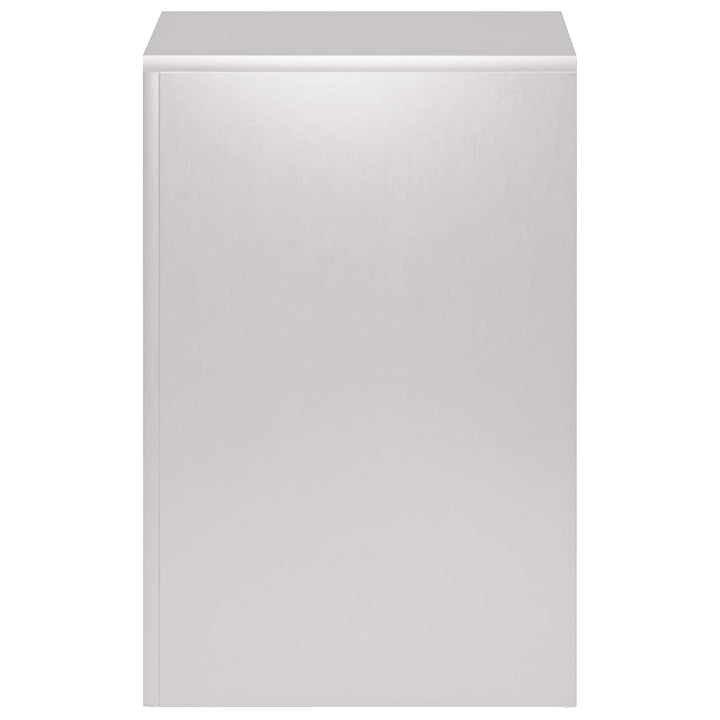 Planteholder 2 pcs Sølv 40 x 40 x 60 cm Stål