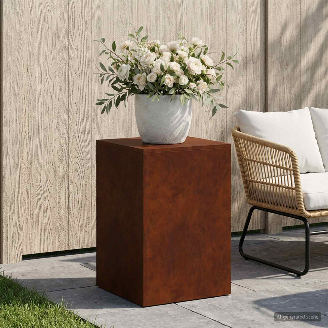 Planteholder Rusten 40 x 40 x 60 cm Cortenstål