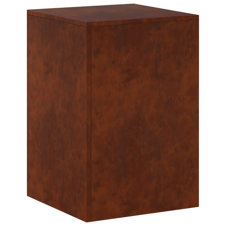 Planteholder Rusten 40 x 40 x 60 cm Cortenstål