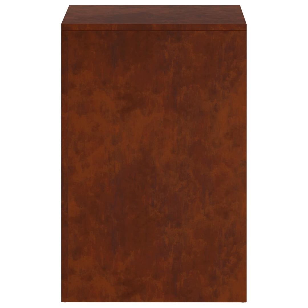 Planteholder 2 pcs Rusten 40 x 40 x 60 cm Cortenstål