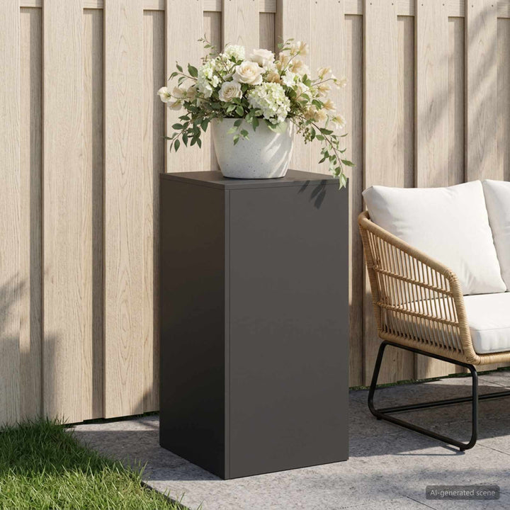 Planteholder Sort 40 x 40 x 80 cm Stål
