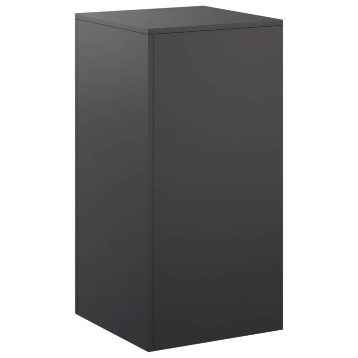 Planteholder Sort 40 x 40 x 80 cm Stål