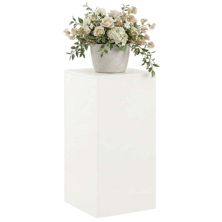 Planteholder Hvid 40 x 40 x 80 cm Stål