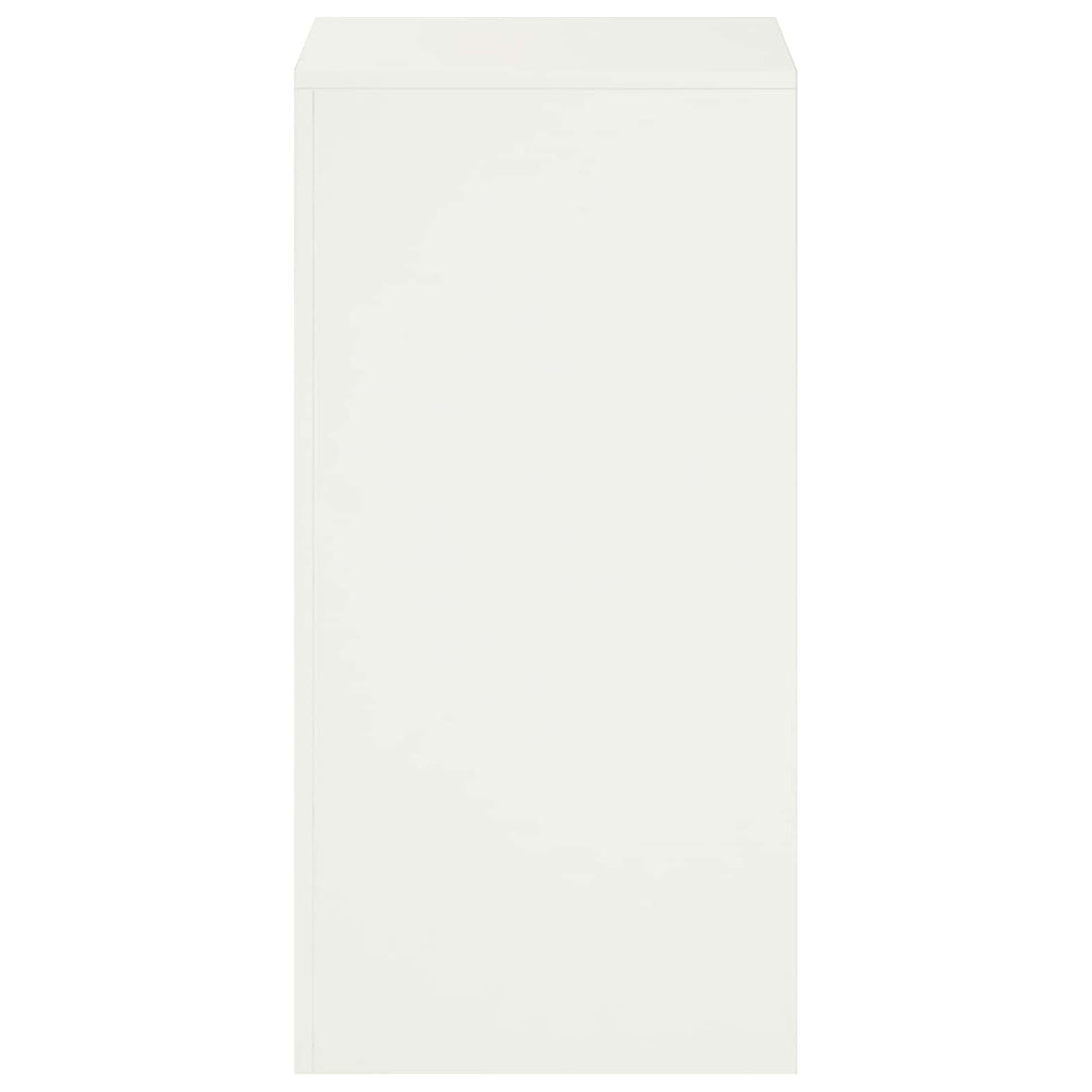 Planteholder 2 pcs Hvid 40 x 40 x 80 cm Stål