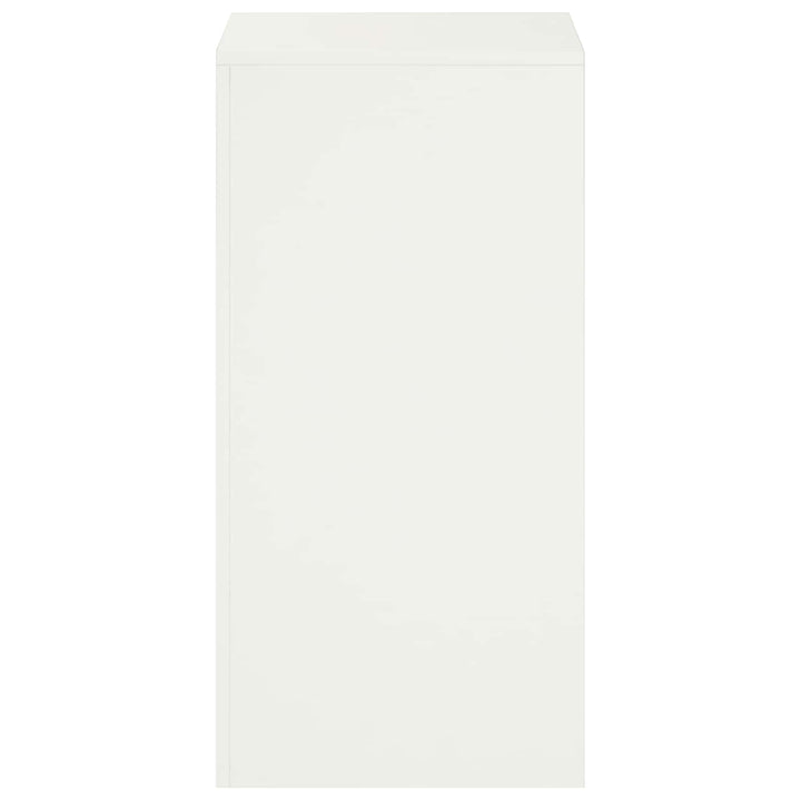 Planteholder 2 pcs Hvid 40 x 40 x 80 cm Stål