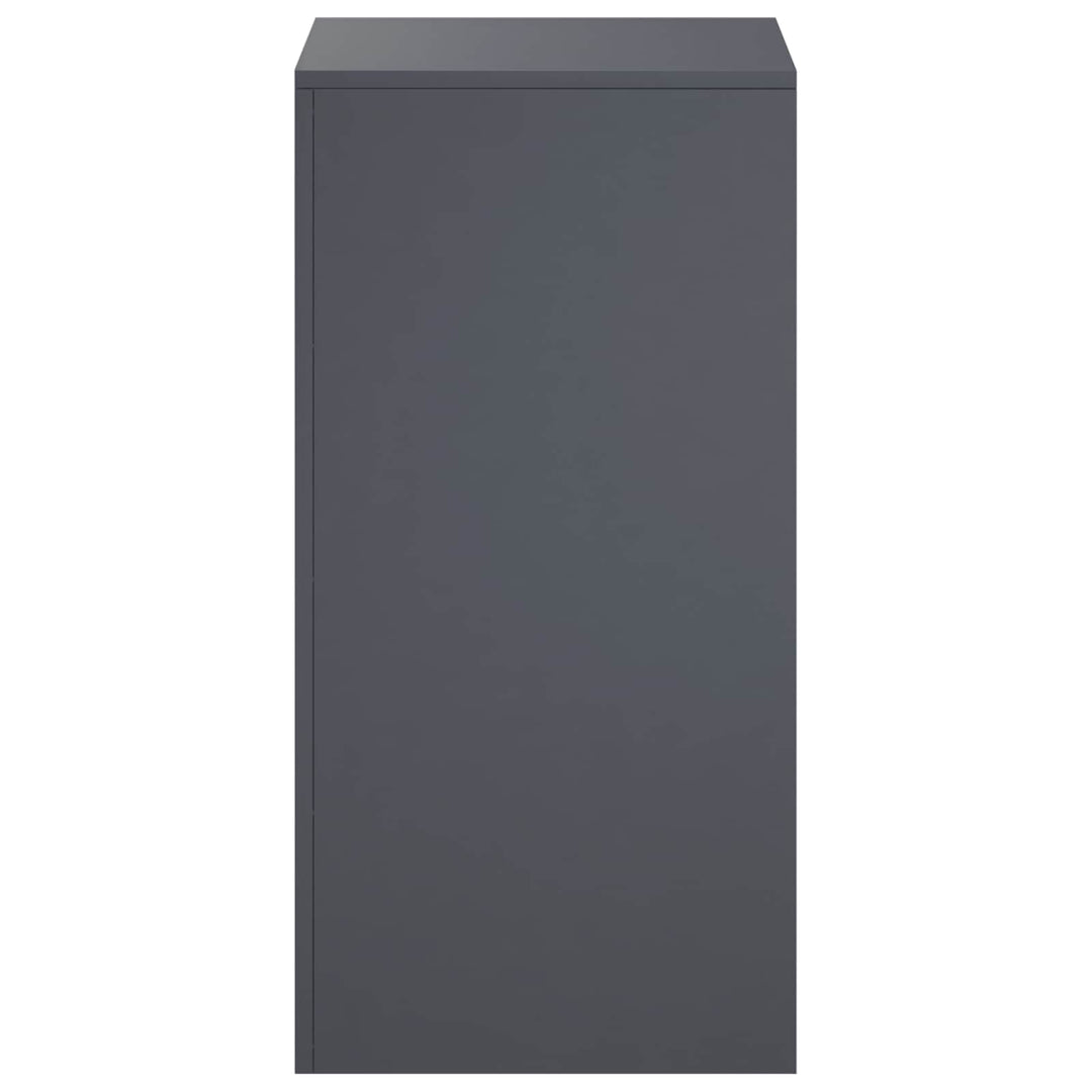 Planteholder Antracit 40 x 40 x 80 cm Rustfrit stål