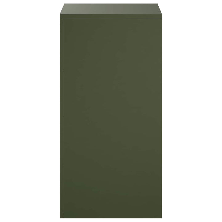 Planteholder Olivengrøn 40 x 40 x 80 cm Cortenstål