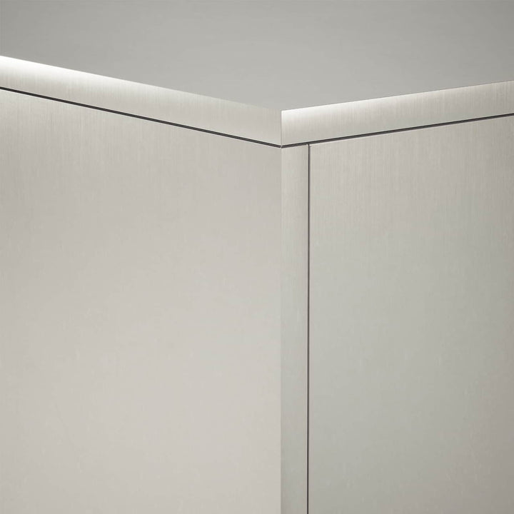 Planteholder 2 pcs Sølv 40 x 40 x 80 cm Stål