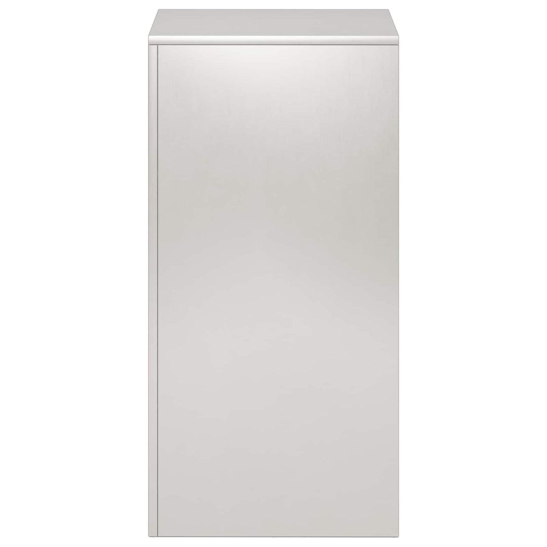 Planteholder 2 pcs Sølv 40 x 40 x 80 cm Stål