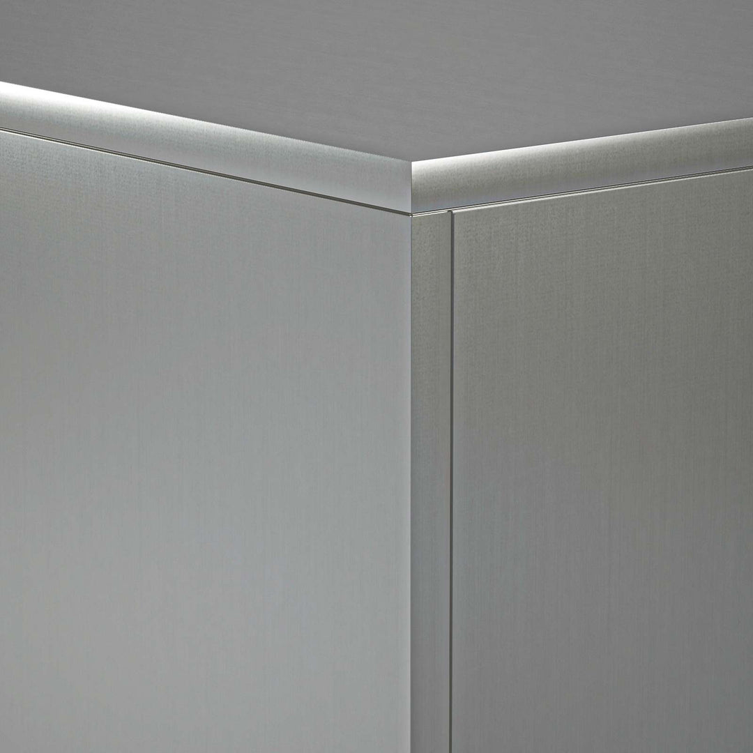 Planteholder Sølv 40 x 40 x 80 cm Stål