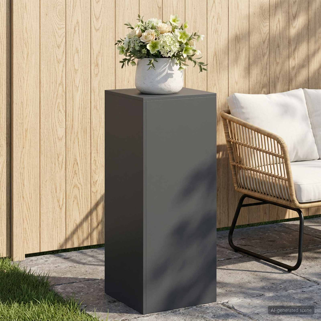 Planteholder Antracit 40 x 40 x 100 cm Rustfrit stål
