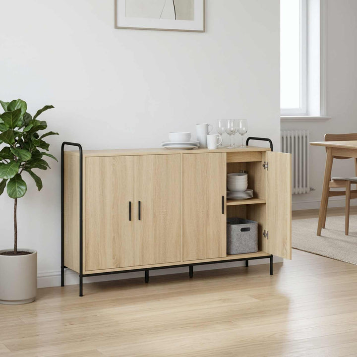Sideboard Sonoma-eg 97 x 33 x 81 cm Konstrueret træ
