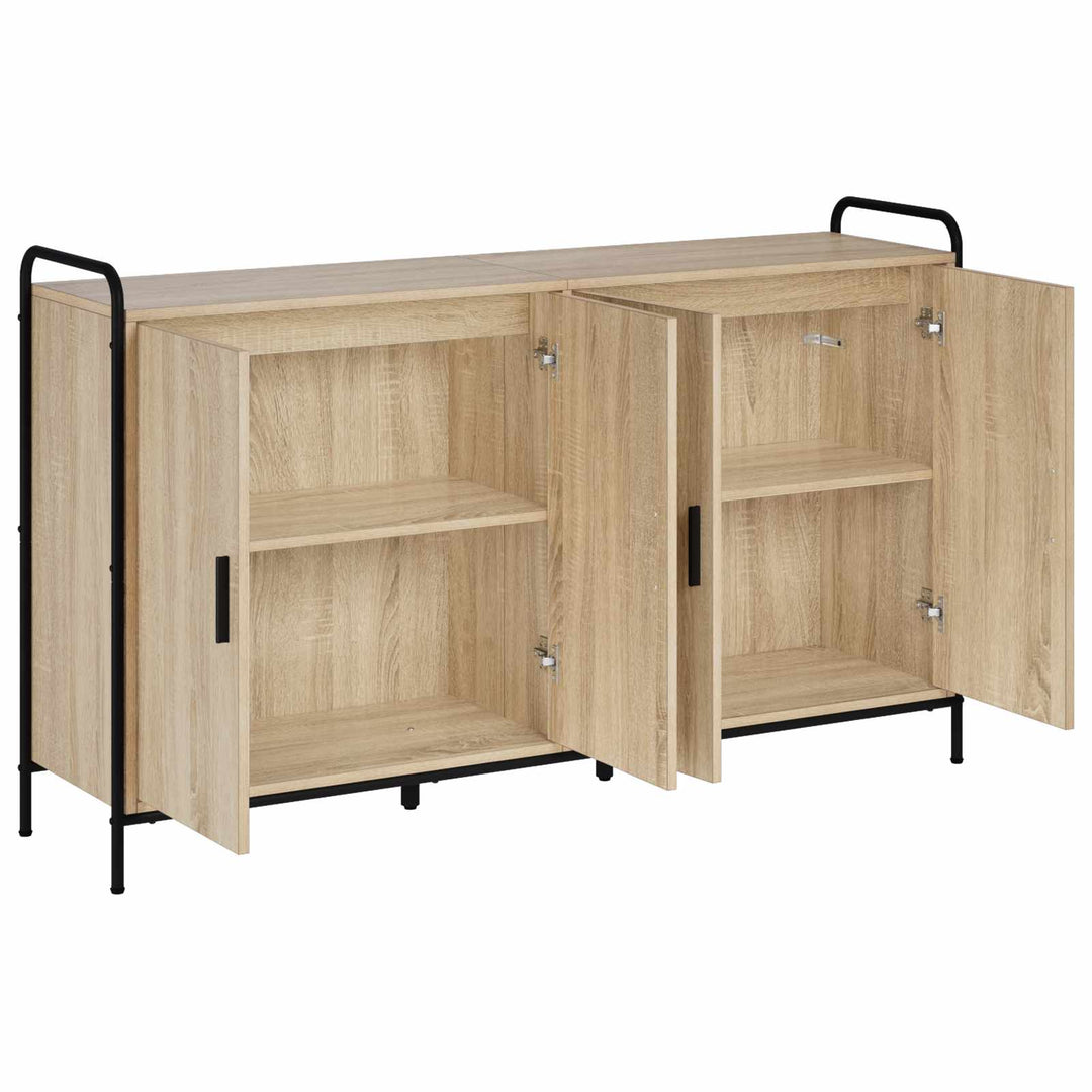Sideboard Sonoma-eg 97 x 33 x 81 cm Konstrueret træ