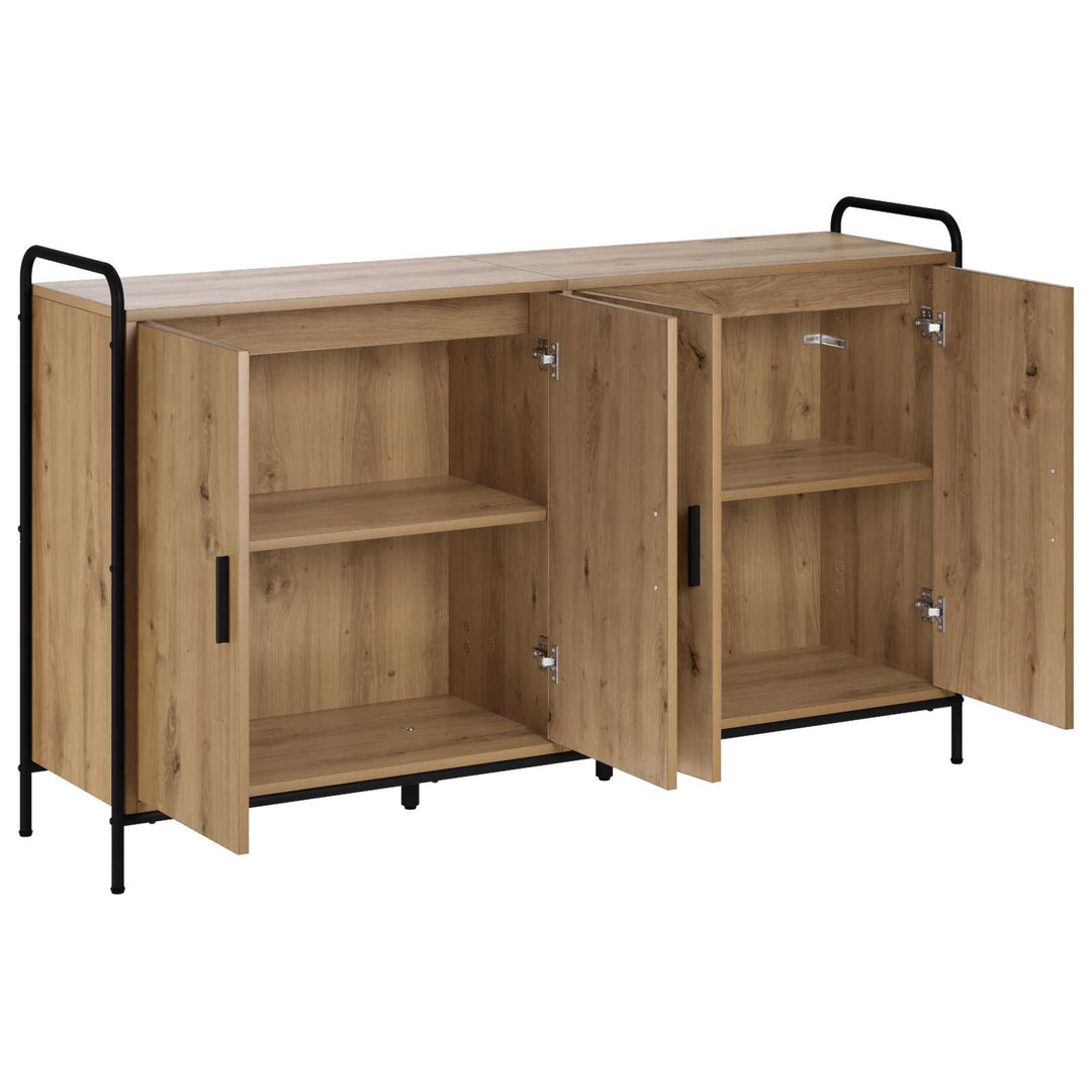 Sideboard Artisan-eg 97 x 33 x 81 cm Konstrueret træ