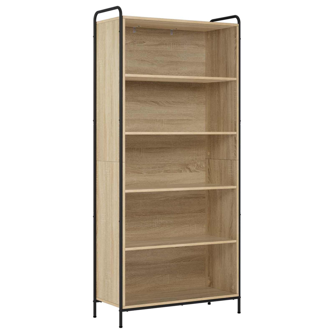 Bogskab 55,5 x 33 x 174 cm Konstrueret træ Sonoma-eg