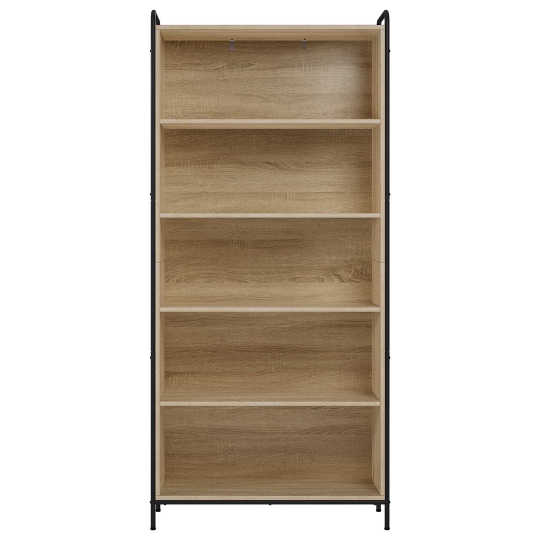 Bogskab 55,5 x 33 x 174 cm Konstrueret træ Sonoma-eg