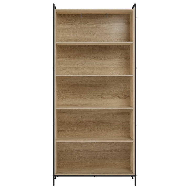 Bogskab 55,5 x 33 x 174 cm Konstrueret træ Sonoma-eg