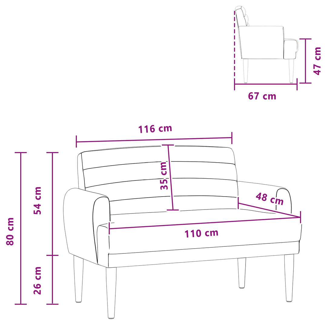 Lænestol med knap tufting Lysegrå 116 x 67 x 80 cm Stof